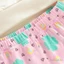 Bộ bé gái 6M-4Y Áo dài tay thêu cầu vồng với quần loe in hình Shamrock