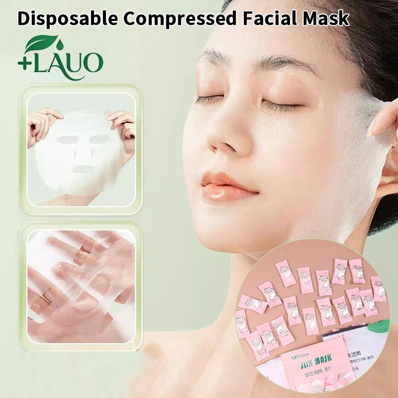 Springevenstar Candy Mặt nạ nén dùng một lần 20 / 50 / 100 Chiếc Mặt nạ Khăn mặt Khăn giấy bọc tiền xu Giấy chăm sóc da Lụa / Cotton Springevenstar