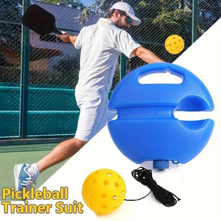 Pickle Ball Trainer Siêu Cứng PE Ngoài Trời 40 Lỗ Pickle Ball Thi Đấu Đơn Thực Hành Bóng Lỗ