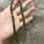 Phong Cách Trung Hoa Siêu Đẹp - Vòng Tay Lụa Vàng Hạt Mịn Gỗ Đàn Hương Xanh Cho Nam Nữ