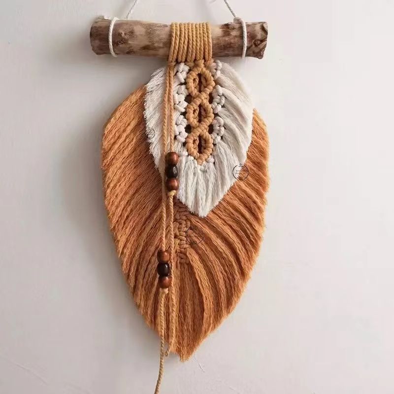 Bohemian Tay Dệt Nhiều Màu Sắc Lông Vũ Thảm Tua Rua B & B Trang Trí Tường Đồ Trang Trí 4.16