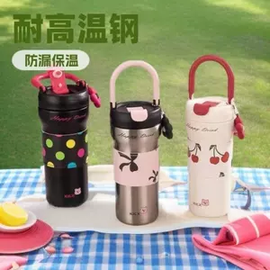 2025 Nữ Ống Hút Giữ Nhiệt Cốc Cảm Giác Cốc Nước Phong Cách Chanel Đi Kèm Ánh Sáng Sang Trọng Phong Cách Mới Mọi Người Cao Mặc Định F9AW