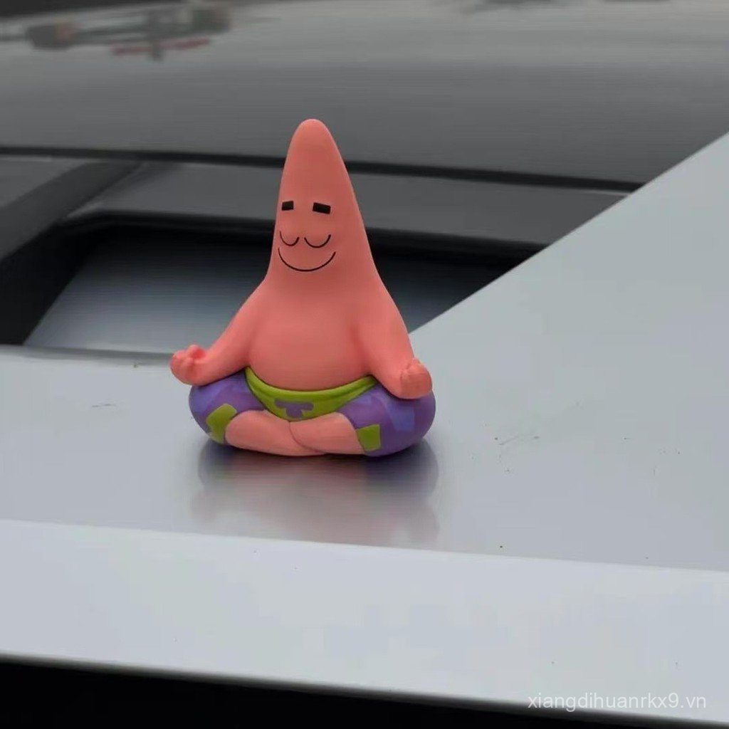 SpongeBob SquarePants Anime Hàng Hóa Patrick Star Bình Tĩnh Và Đến Với Sáng Tạo Đuôi Xe Đồ Trang Trí Xe Ô Tô Các Bức Tượng Nhỏ Ngộ nghĩnh Mái Ô Tô Các Bức Tượng Nhỏ Để Bàn Đồ Trang Trí Quà Tặng Sinh Nhật