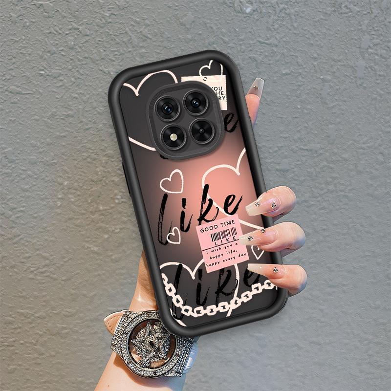 Ốp Lưng Cho Redmi Note 14 Pro 5G Hoạt Hình Silicon Mềm Ốp lưng TPU Like Music girl Angel Eye Chống Sốc Ốp Lưng
