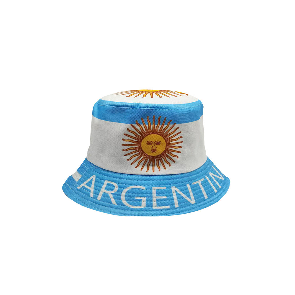 SQ11 FIFA World Cup USA Mexico Tây Ban Nha Pháp Argentina Quốc kỳ ngư dân mũ hai mặt mũ chống nắng