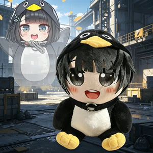 Trò chơi Arknights: Endfield Endmin Chim cánh cụt Búp bê Gugu Gaga Chim cánh cụt Đồ chơi sang trọng Quà tặng sinh nhật cho người hâm mộ Trẻ em