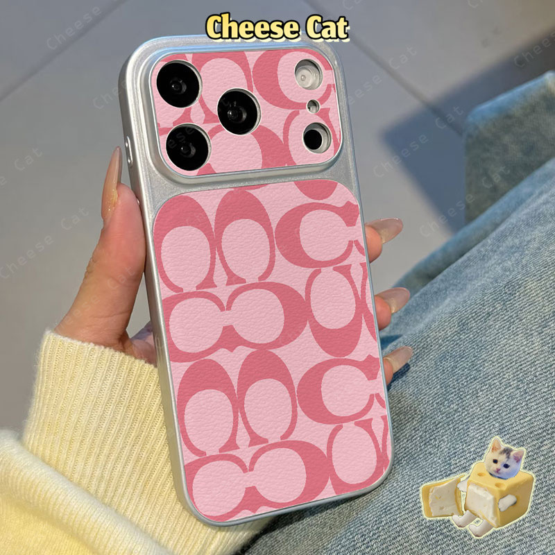 Ốp bảo vệ da thời trang tên tuổi lớn Ánh Sáng sang trọng xu hướng iPhone cho iPhone 17 16 15 12 11 14 13 Pro Max