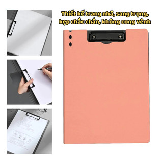 Bìa hồ sơ Kẹp Đứng A4 - Màu đơn sắc trẻ trung bắt mắt - Bìa trình ký- File Bảng Kẹp Tài Liệu Văn Phòng lịch sự