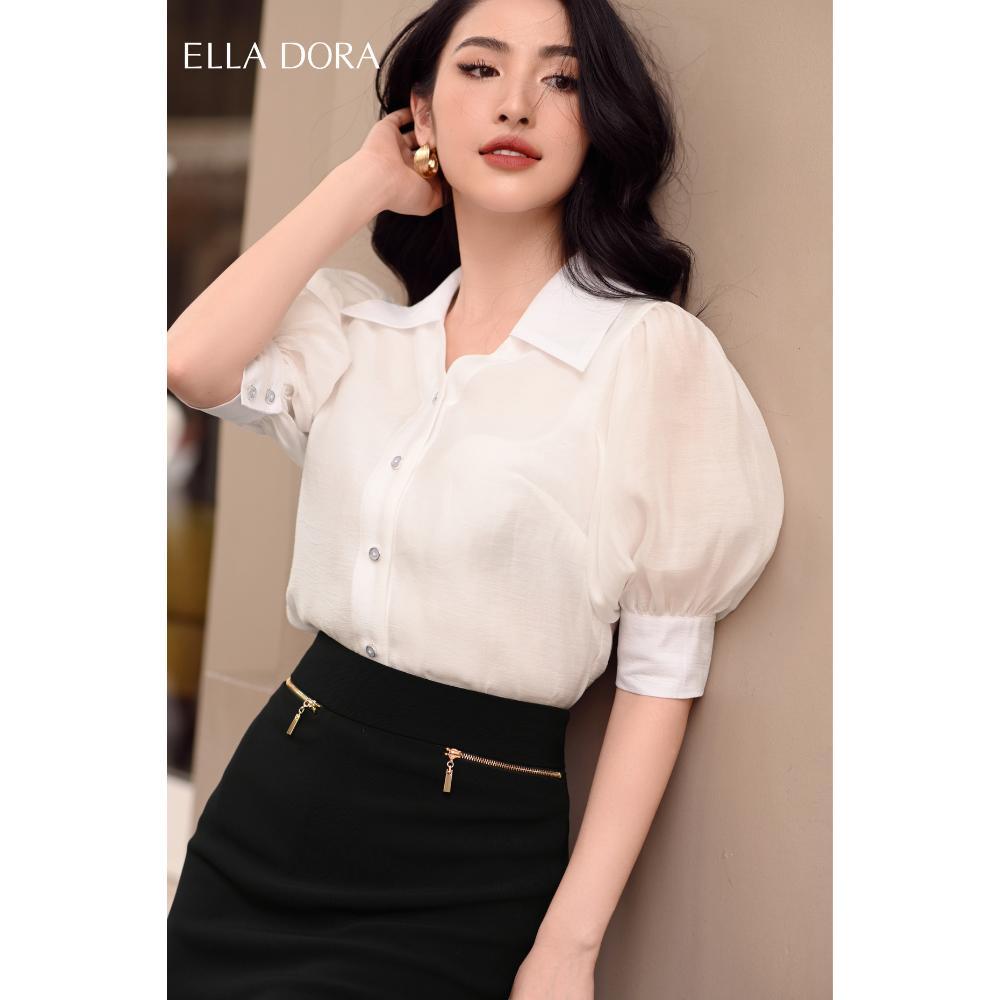 Chân váy công sở ELLA DORA thiết kế khóa đồng form ôm thanh lịch sang trọng màu ĐEN [CV196]