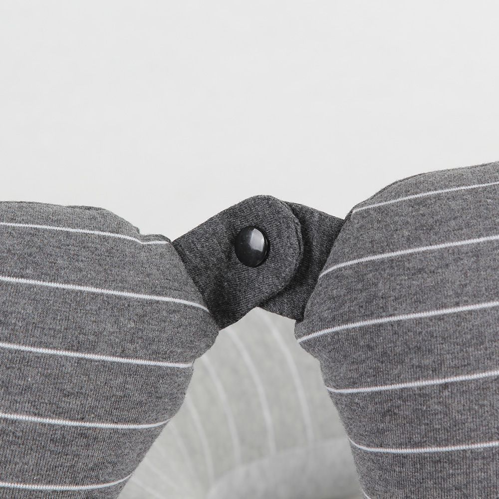 Phong Cách Nhật Bản Xốp Hạt Hình Chữ u Gối Muji Sọc Cổ Gối Du Lịch Văn Phòng Ngủ Gối Máy Bay 20244.16