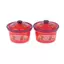 2 Chiếc Nhà Búp Bê Thu Nhỏ Hoài Cổ Cuộc Sống Cảnh Trang Trí Men Lưu Vực Phụ Kiện Búp Bê Đồ Chơi [Mới]
