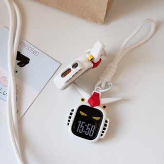 Ốp điện thoại mềm bảo vệ silicon Anime Gundam Thích hợp cho iwatch S11 10 9 8 7 ULTRA 6 5 4 SE 3 2 1 Size 38mm 40mm41mm42mm44mm45mm46mm49mm