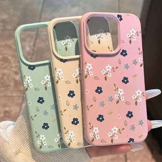 Ốp Lưng iPhone TPU Hoạ Tiết Da Mềm Hoa May Mắn Chống Sốc, Chống Bẩn - iP X/XS/11/12/13/14/15/16/17/Plus/Pro/Max/Air