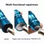 GAVESTO Cue Tip Shaper, Công cụ cắt tỉa đầu đa chức năng 3 trong 1, Máy tạo hình chuyên nghiệp đầy màu sắc bền bỉ Máy sục khí Tapper Billiard Snooker Bể bơi