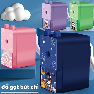 Gọt Bút Chì Mini Cute Hình Hoạt Hình – Chuốt Chì Nhỏ Gọn, Lưỡi Sắt Sắc Nét, Gọt Siêu Mịn Cho Bé Đi Học
