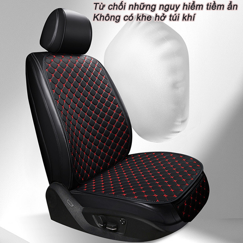 Vỏ Bọc Ghế Ô Tô Trước/Sau Bằng Da - Đệm Ghế Đa Năng Thiết Kế Công Thái Học & Tối Giản, Bảo Vệ & Nâng Tầm Nội Thất
