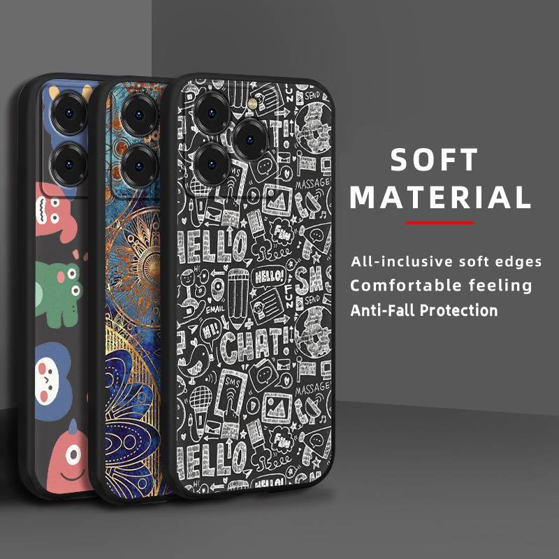Ốp Điện Thoại Chống Va Đập Dễ Thương Cho Ulefone Note20 Pro / Meizu Note21 Vỏ Mềm Bền Chống Bụi Bọc Toàn Bộ Chống Sốc Hoạt Hình Thiết Kế Thời Trang TPU Bảo Vệ Chống Bụi Bẩn Chống Thấm Nước