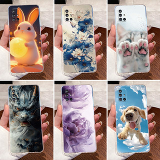 Ốp Lưng Cho Samsung Galaxy A51 5G A71 5G Thẩm Mỹ Sang Trọng Dễ Thương Thoáng Mát Bé Trai Bé Gái Trong Suốt Silicon Mềm TPU Ốp lưng Ốp Lưng