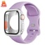 Thay đổi sang vỏ PC siêu cứng + Dây đeo silicon tương thích cho Apple Watch S11 / 10 46mm 42mm 45mm 44mm 40mm 41mm 9 8 7 6 SE 5