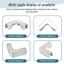 4 L Loại Kính Cố Định Kẹp 2 Chiều Đầu Nối Kính Cho 6-10Mm Đồ Nội Thất Phần Cứng Phụ Kiện Kính