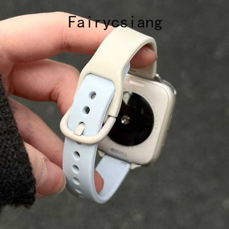 Dây đeo silicon mỏng mềm cho Apple Watch Series 11 10 9 8 7 6 SE 5 4 Ultra3 2 cho 46mm 42mm 49mm 45mm 44mm 38 40mm 41mm
