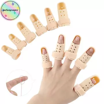 Pufangsuper 4 / 5 / 6 Cái Nẹp Ngón Tay Có Thể Điều Chỉnh Hỗ Trợ Ngón Tay Bảo Vệ Cho Ngón Tay Viêm Khớp Khớp Chấn Thương Ngón Tay Nẹp Giảm Đau VN