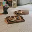 Gamchiano Nhà Búp Bê Phụ Kiện Trà Chiều Đồ Chơi Mô Hình DIY Cảnh Phụ Kiện Chụp Ảnh
