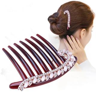 Phụ kiện tóc phiên bản Hàn Quốc - Lược cắt tóc và kẹp tóc ngọc trai