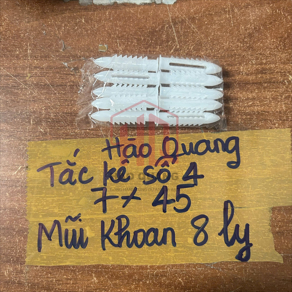 Bộ Tắc Kê Nở Nhựa – Phụ Kiện Treo Tường, Khoan Bê Tông Siêu Bền Siêu chắc