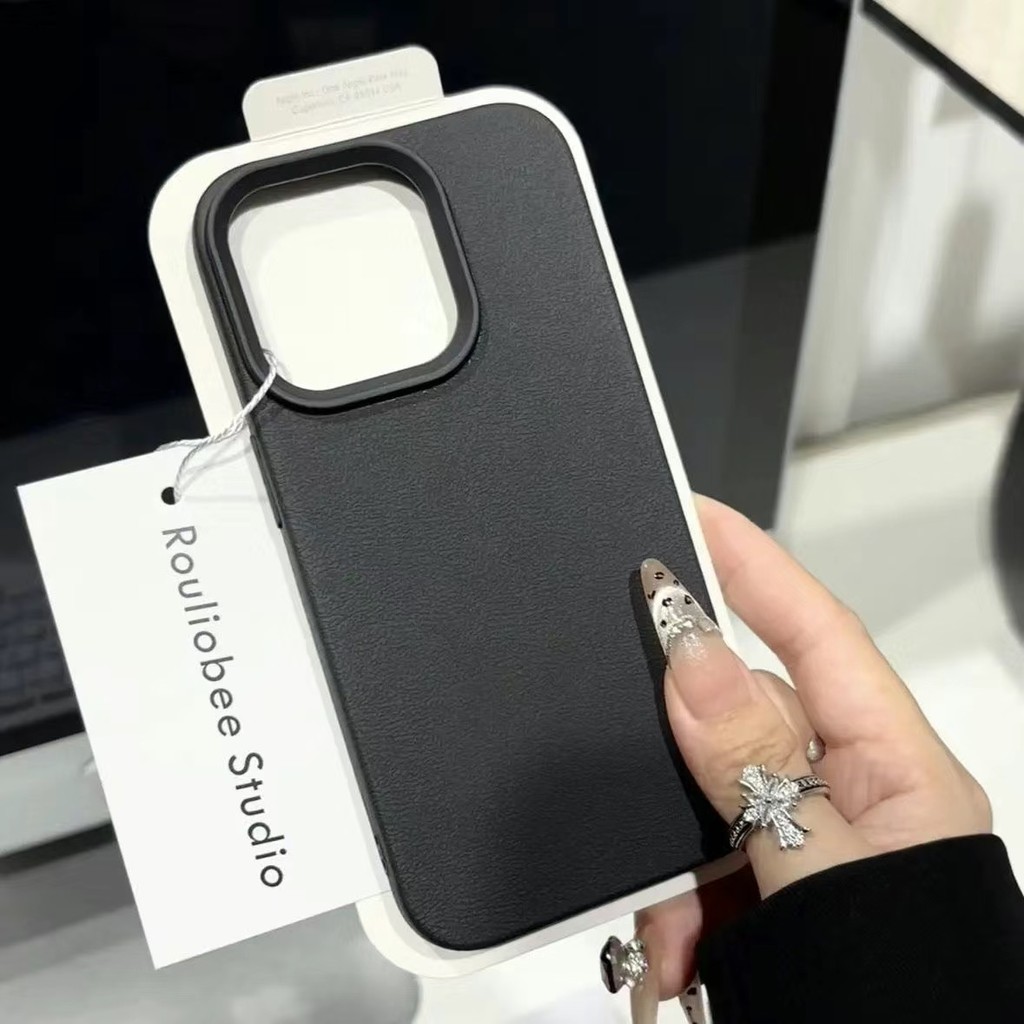 Vải vải tinh khiết phù hợp với iPhone16promax vỏ điện thoại iPhone15plus mới đơn giản 14 cảm giác cao cấpBền vững