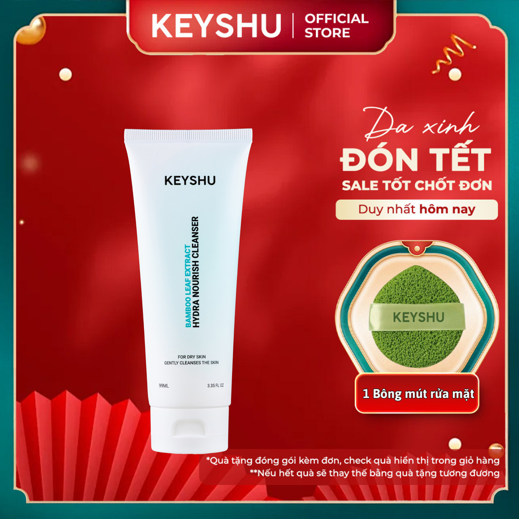 Sữa Rửa Mặt Hydra Nourish Cleanser KEYSHU Làm Sạch Dịu Nhẹ Dành Cho Da ...