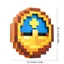 Đồng hồ trò chơi nghệ thuật YOI Pixels Trang trí bàn treo tường Thiết kế đồ chơi khối cho Game thủ