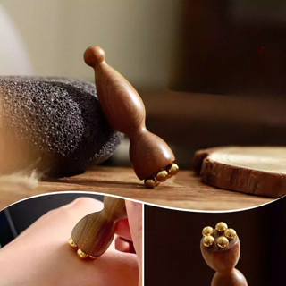 Que massage đồng gua sha cổ, nâng cơ mặt，Mắt，Dụng Cụ Gua Sha， Bằng Đồng， Hạt Sen，Đầu Bi，Kinh Tuyến，Trị Liệu