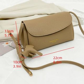 Túi đeo chéo HOBBYIN, Túi đeo vai nữ di động nhẹ bằng da, Ví đựng ly hợp cổ điển thời trang Quà tặng nữ