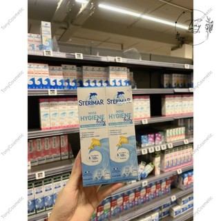[Hàng Pháp] Xịt muối biển Sterimar cá heo vàng, cá heo cam chai 100ml nội địa Pháp
