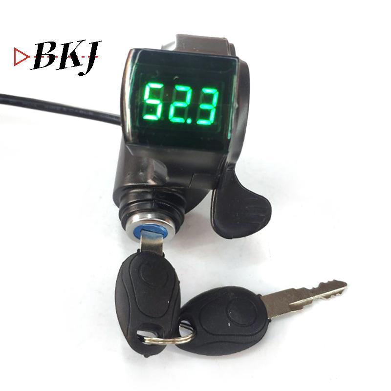 Xe đạp ga đa năng 12V đến 72V, màn hình hiển thị pin, thiết kế tiện lợi với tay cầm ngón tay cái - Mới