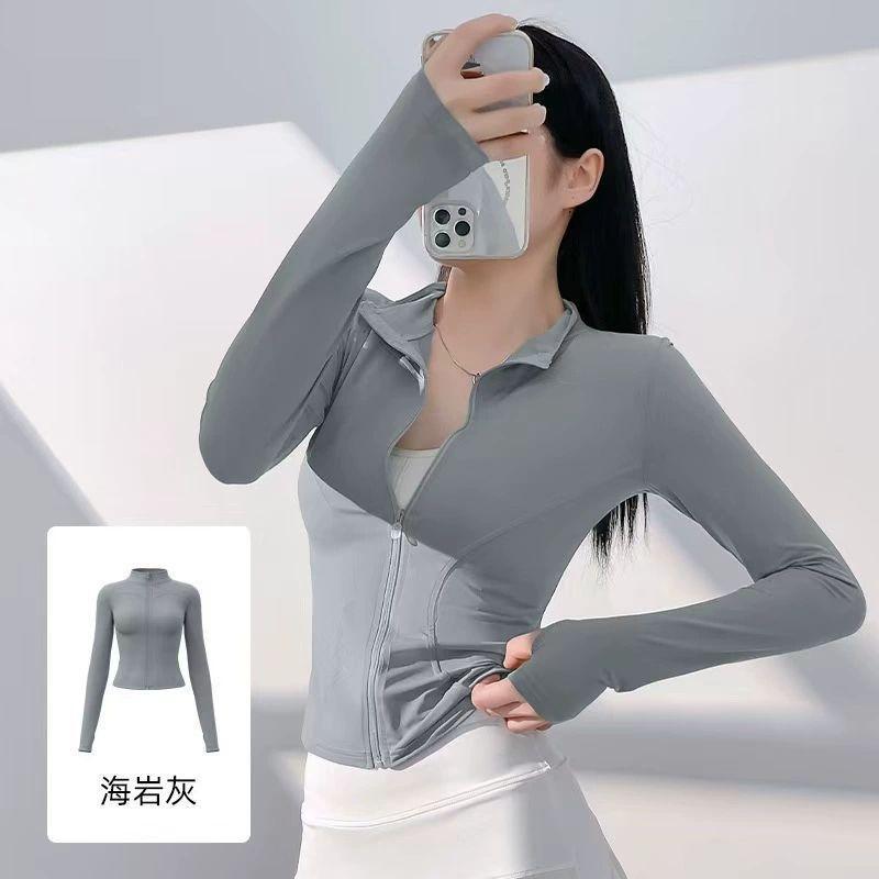 Quần áo chống nắng Ice Silk dành cho nữ, thoáng khí, dáng slim-fit, phù hợp mùa hè