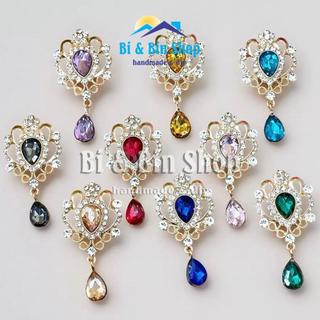 Center Giọt Nước Viền Xoàn Làm Cài Áo, Trang Trí Sash, Trang Trí Vương Miện, Đính Kết Trang Phục Thời Trang - SASH101