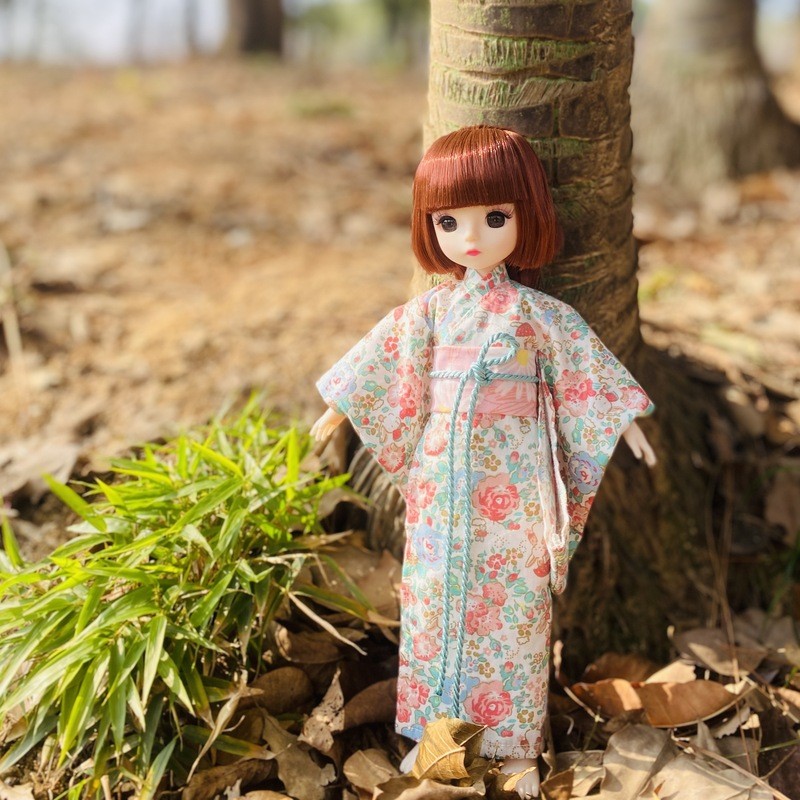30cm Phong Cách Nhật Bản Búp Bê Kimono Quần Áo Bé Mặc Quần Áo 6 Điểm bjd Miko Quần Áo Phong Cách Nhật Bản Người Giúp Việc Quần Áo Quà Tặng Năm Mới 0406