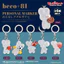Hàng có sẵn BANDAI beco + 81 Crazy Rabbit Mặt dây chuyền tạo kiểu thể thao Capsule Toy Bunny Sports Fitness 6GR9