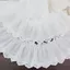 Viền Ren Nhộn SMILE, Vải Ren Cotton 7cm Chiều Rộng, Ruy Băng Thủ Công DIY Trắng Ruffle Thiết Kế Viền Thêu