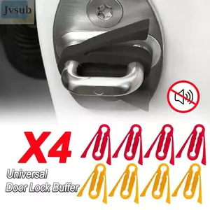 JVSUB 4 Cái Khóa Cửa Ô Tô Bộ Đệm Giảm Âm Thanh, Vỏ Khóa Cửa Hấp Thụ Sốc, Giảm Âm Thanh Silicon Bền Cách Âm Bảo Vệ Khóa Cửa Ô Tô Để Đóng Im Lặng Hơn