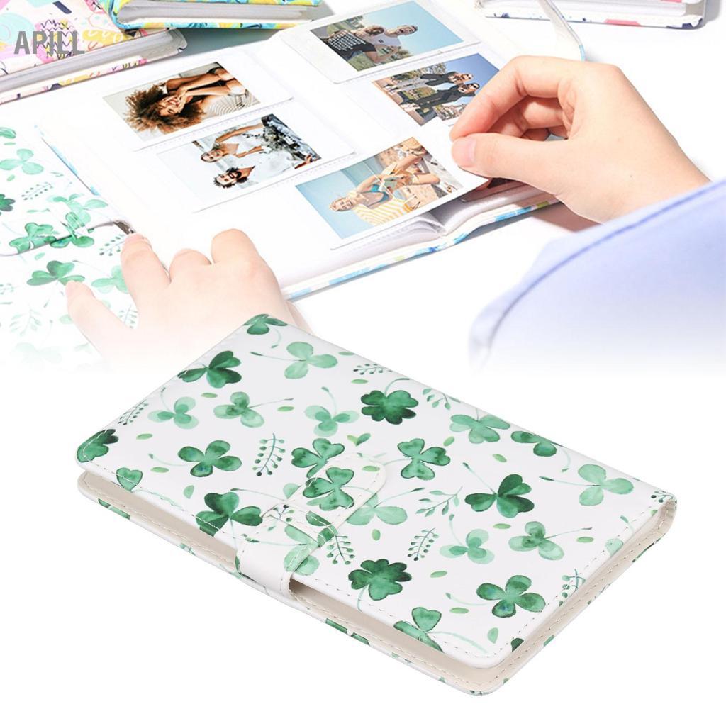Apill 96 Pockets 3in Album ảnh Hộp lưu trữ ảnh tức thì đa chức năng mini cho 11 9 7s 25 70 90 (Bơ)