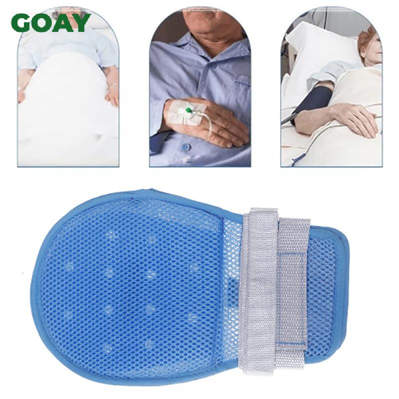 GOAY 1 Chiếc Găng Tay Hạn Chế Y Tế Có Thể Tháo Rời Giường Bệnh Nhân Chống Rơi Tay Ràng Buộc Bảo Vệ Người Cao Tuổi Chống Trầy Xước Găng Tay Cố Định VN