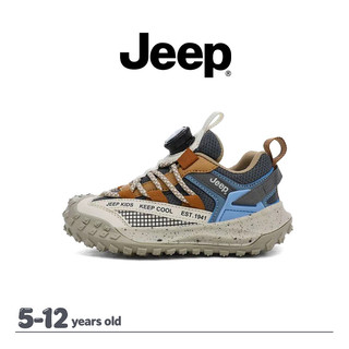JEEP Giày Leo Núi Cho Bé Trai Và Gái, Vải Lưới Thoáng Khí, Đế Mềm
