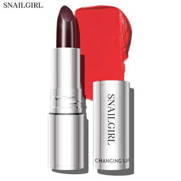 Son môi SNAILGIRL Không dễ nhúng Cup Son môi hoa hồng đen Son bóng Son môi dưỡng ẩm Son môi