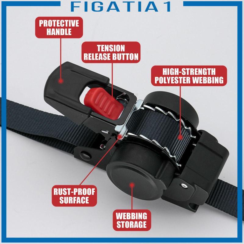 Dây đeo Ratchet có thể thu vào với móc chữ S khép kín. Dây đeo Ratchet để đảm bảo hàng hóa cho xe kéo, xe bán tải và xe tải.