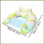 Ghế bể bơi bơm hơi với giá đỡ cốc tiện lợi và tựa đầu chống rò rỉ, phù hợp cho bãi biển hoặc hồ bơi