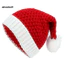 Mũ Giáng Sinh Len Dệt Kim Trắng Pompom Handmade - Phụ Kiện Thời Trang Nam Nữ Đi Ngoài Trời