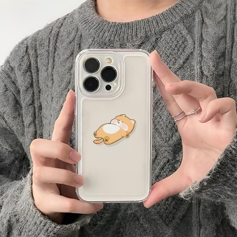 Dễ Thương Ngủ Mèo Cặp Vợ Chồng Trường Hợp Điện Thoại Cho iPhone 17 16 15 14 13 12 11 Pro Max X XR XSMax 7 8 Plus SE2020